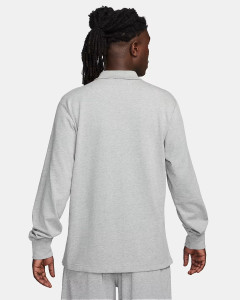 Кофта Nike Club Longsleeve-Polo Grey FQ3417-063