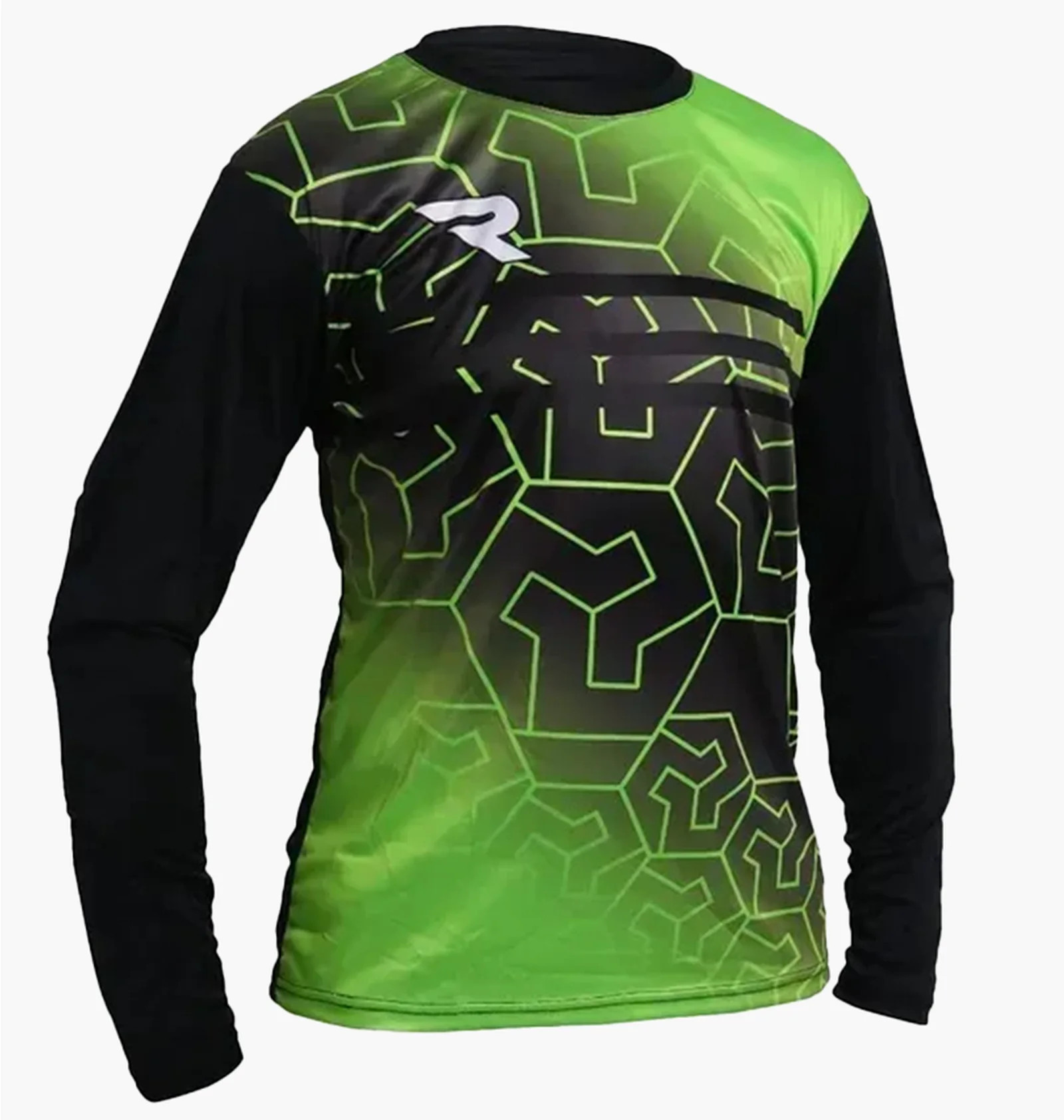 Футболка Redline Black/Green GK Shirt RLCL22