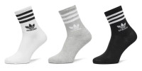 Шкарпетки Adidas CREW SOCK 3STR білий сірий, чорний Уні L (43-45) IL5023