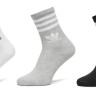 Шкарпетки Adidas CREW SOCK 3STR білий сірий, чорний Уні L (43-45) IL5023