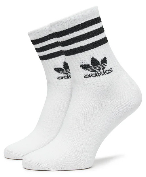 Шкарпетки Adidas CREW SOCK 3STR білий сірий, чорний Уні L (43-45) IL5023