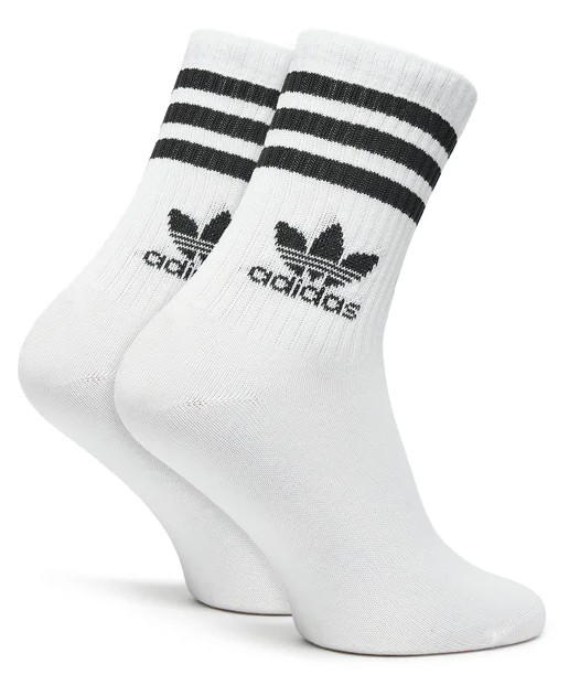 Шкарпетки Adidas CREW SOCK 3STR білий сірий, чорний Уні L (43-45) IL5023