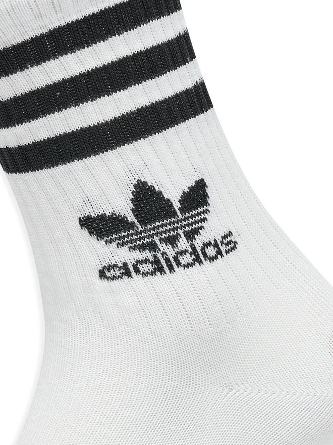 Шкарпетки Adidas CREW SOCK 3STR білий сірий, чорний Уні L (43-45) IL5023