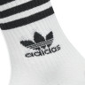 Шкарпетки Adidas CREW SOCK 3STR білий сірий, чорний Уні L (43-45) IL5023