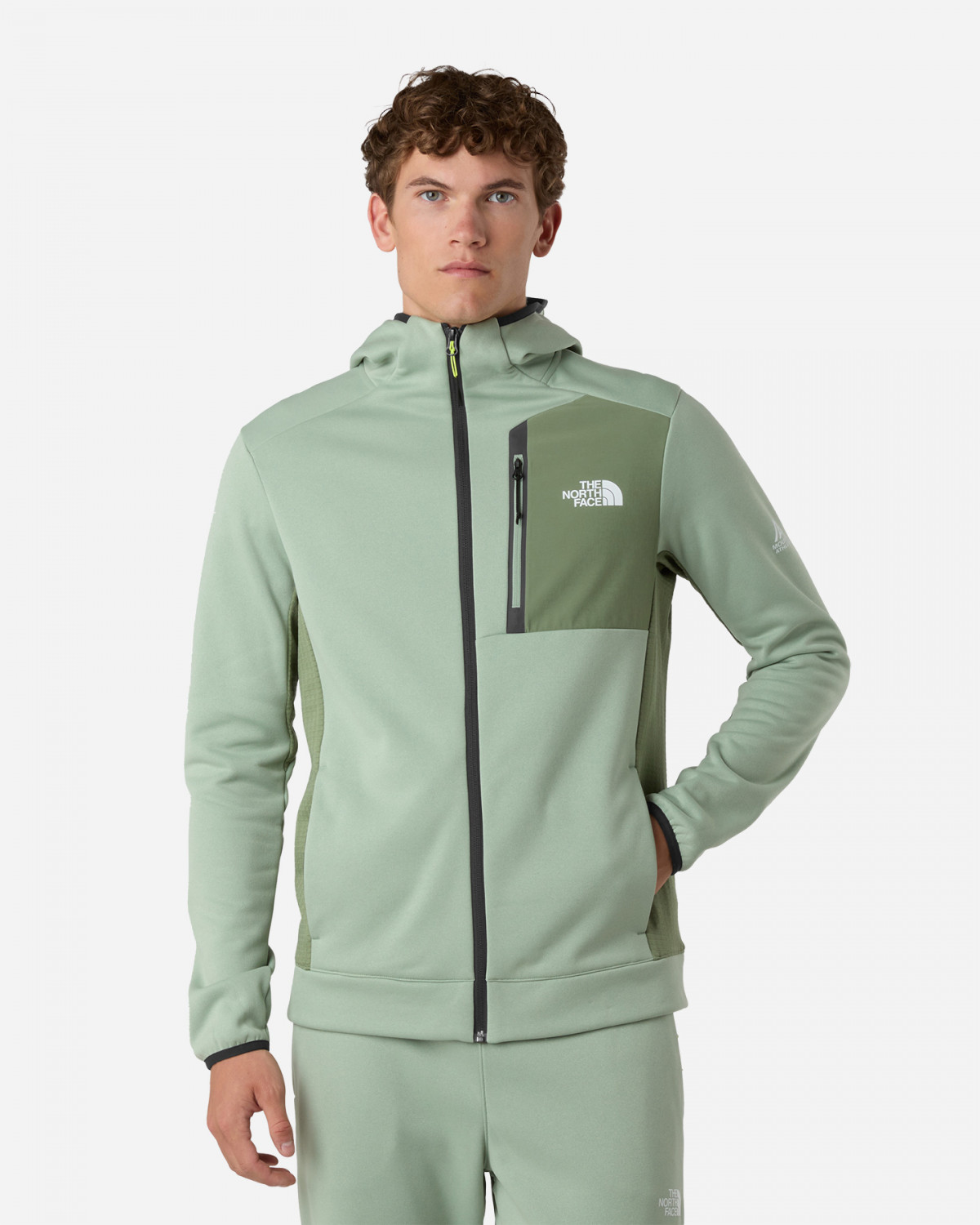Куртка MA FLC FZ JKT SLATE MOSS/BARK 0A8DY7D5M1 THE NORTH FACE S Хакі 0A8DY7D5M1
