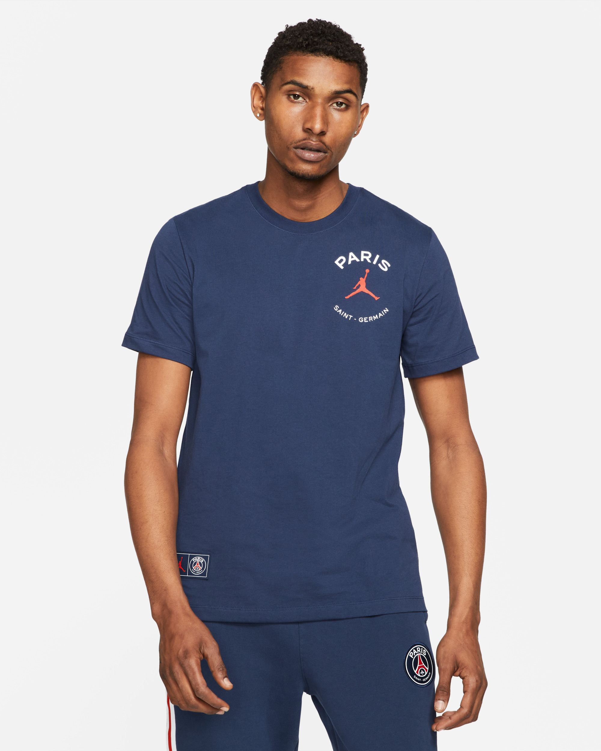 Футболка Jordan M J PSG LOGO TEE DB6514-410