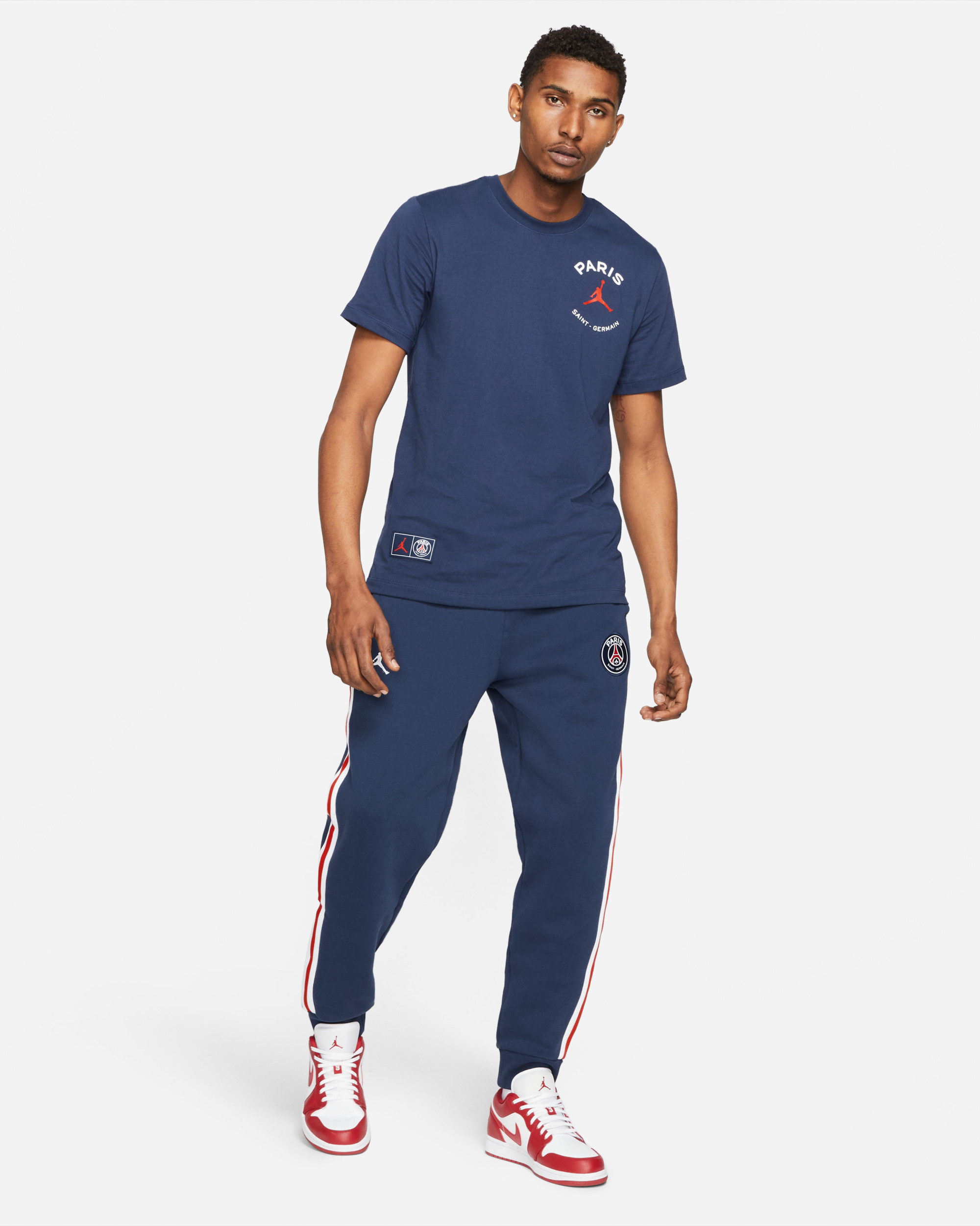 Футболка Jordan M J PSG LOGO TEE DB6514-410