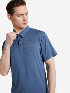 Поло чоловіче Tech Trail 1768701CLB-479 Columbia XXL (56) Синій 1768701CLB-479