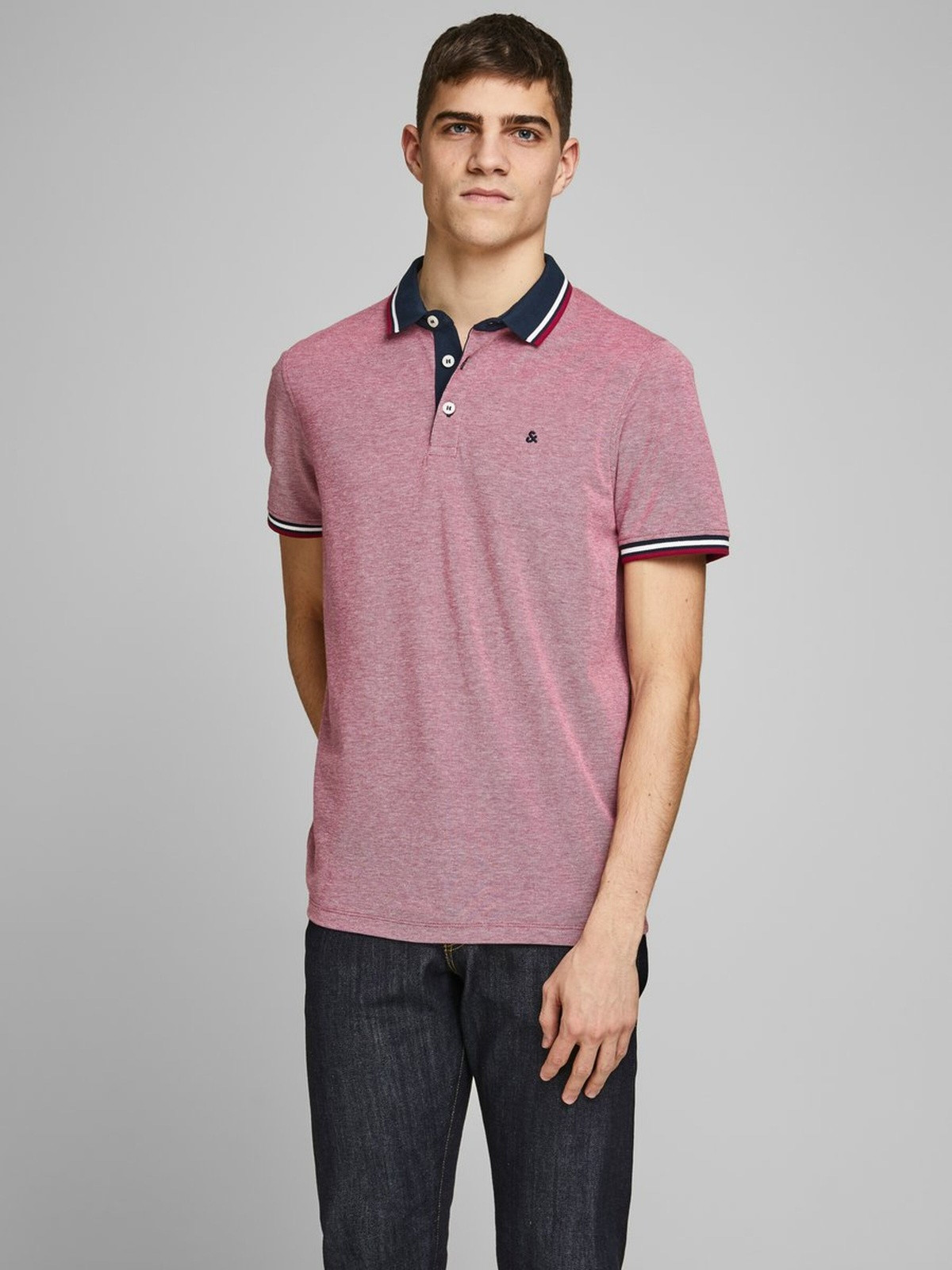 Поло 12136668RioRed Jack&Jones L Розовий 12136668RioRed