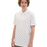 Поло Men's Polo Shirt with Palm Pattern 1042114ХХ35505 Tom Tailor L Білий 1042114ХХ35505