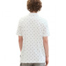 Поло Men's Polo Shirt with Palm Pattern 1042114ХХ35505 Tom Tailor L Білий 1042114ХХ35505