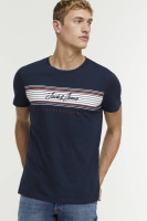 Футболка JJLEO TEE SS 12200239-Navy Blazer-Fit:Standard Fit Jack&Jones L Темно-синій 12200239-NAVY BLAZER-FIT: