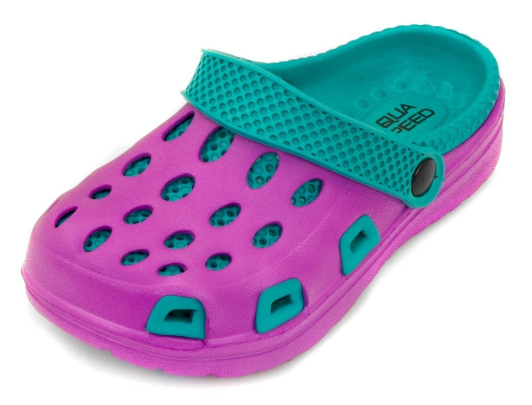 Крокси Aqua Speed SILVI 6939 рожевий, бірюзовий Діт 24 00000015541