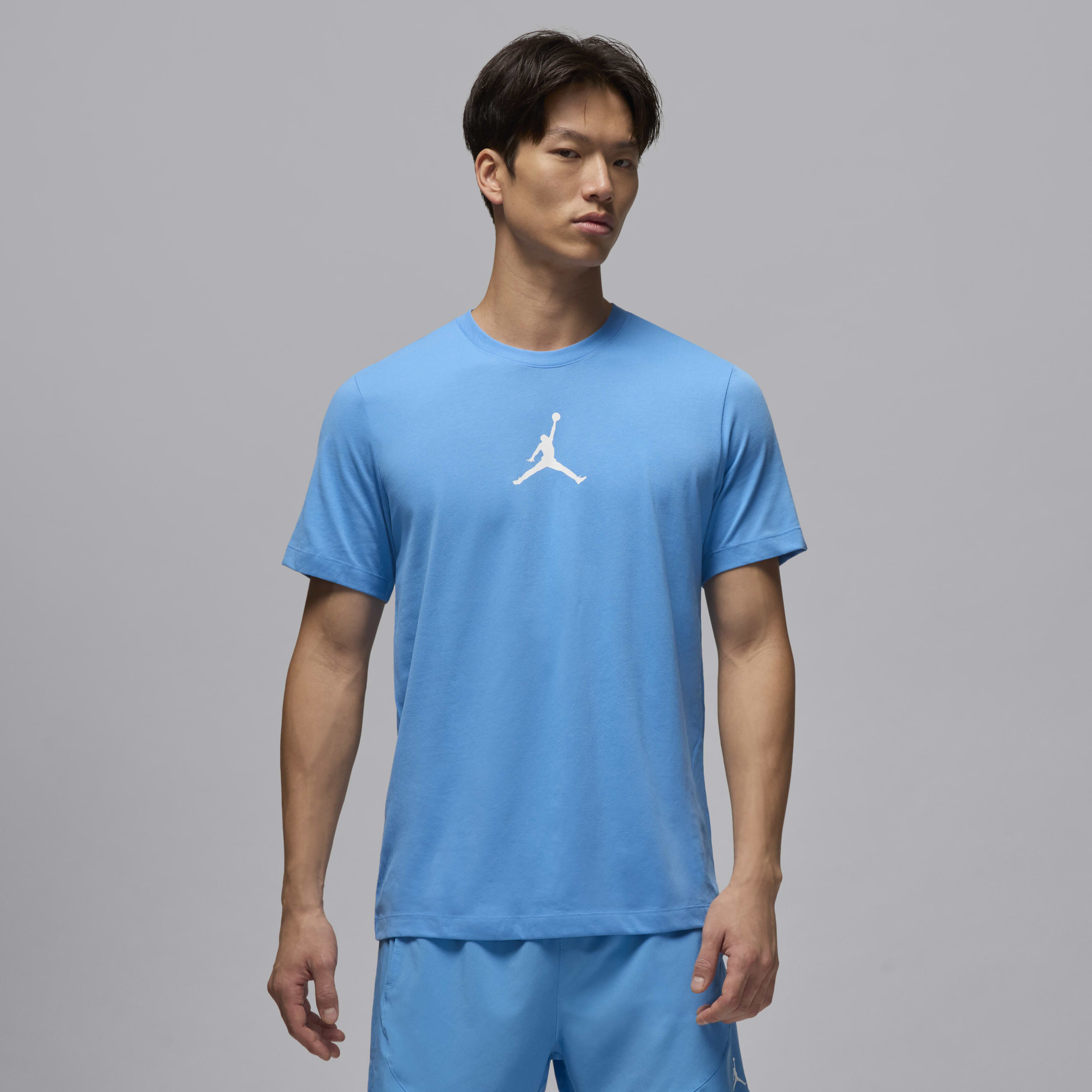Футболка чоловіча Air Jordan Air Jumpman Ss Crew Blue CW5190-469