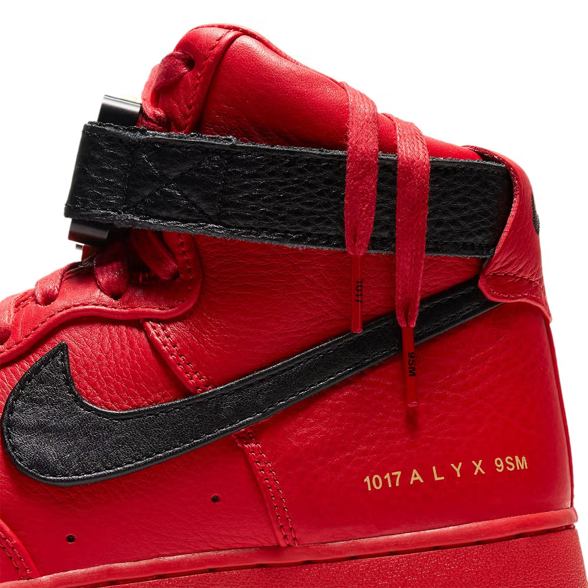 Кросівки чоловічі Nike X Alyx Air Force 1 Red CQ4018-601