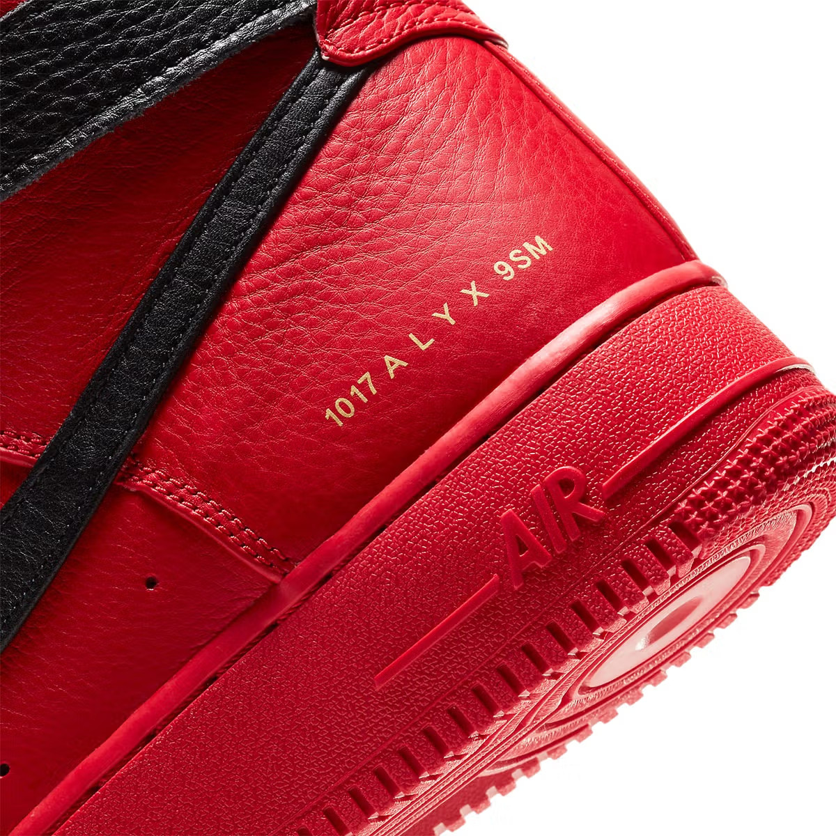 Кросівки чоловічі Nike X Alyx Air Force 1 Red CQ4018-601
