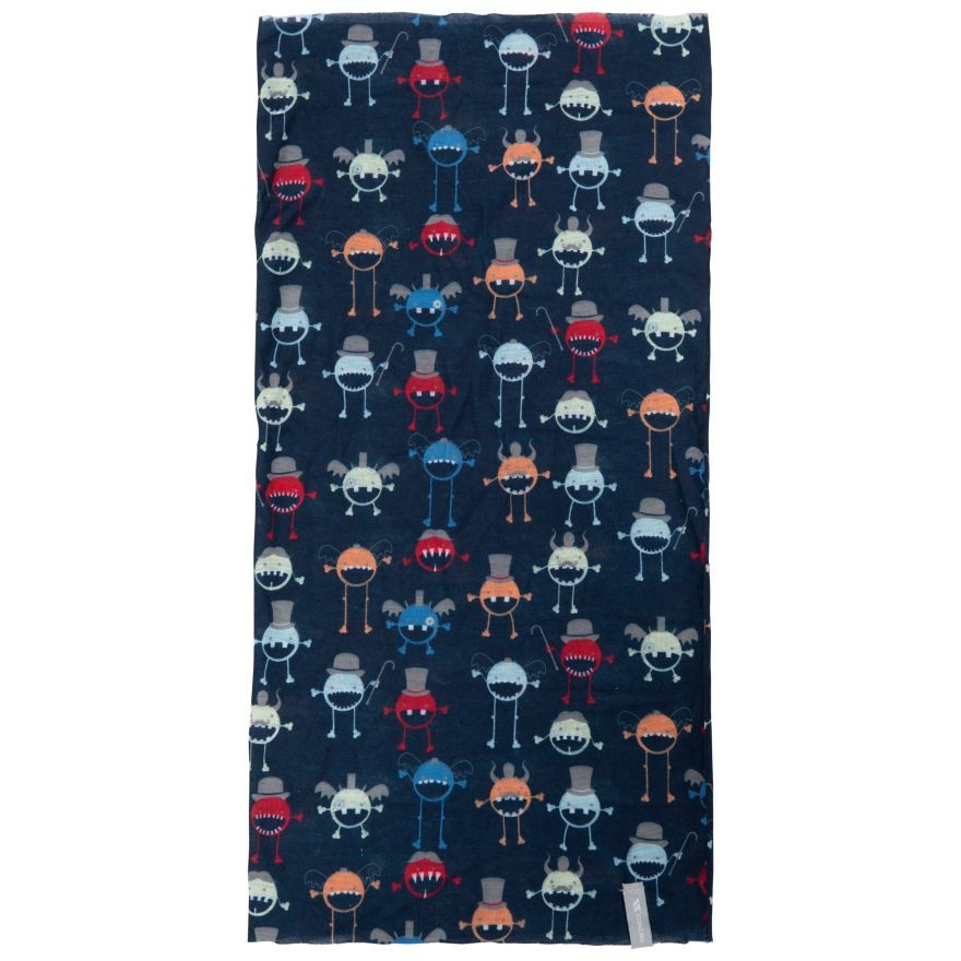 Баф MONSTERBALL - KIDS FACE COVERING UCHSSCTR0001-NAVY MONSTER PRINT Trespass TU Темно-синій UCHSSCTR0001-NAVY MONSTER