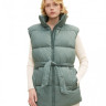 Жилетка belted puffer vest 1033562-19643 Tom Tailor L Блакитний 1033562-19643