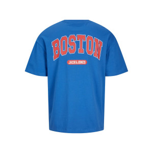 Футболка Jack & Jones JJEBRADLEY VARSITY BACK TEE SS O-NECK 12270056-NauticalBlue