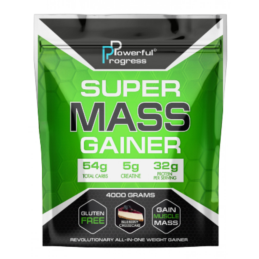 Порошок Super Mass Gainer - 4000g Blueberry Cheesecake 100-58-2807843-20