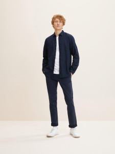 Сорочка paisley printed shirt 1032352-30549 Tom Tailor L Темно-синій 1032352-30549