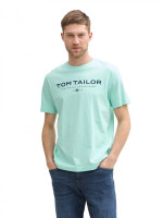Футболка Printed T-shirt 1045773-37105 Tom Tailor L Бірюзовий 1045773-37105