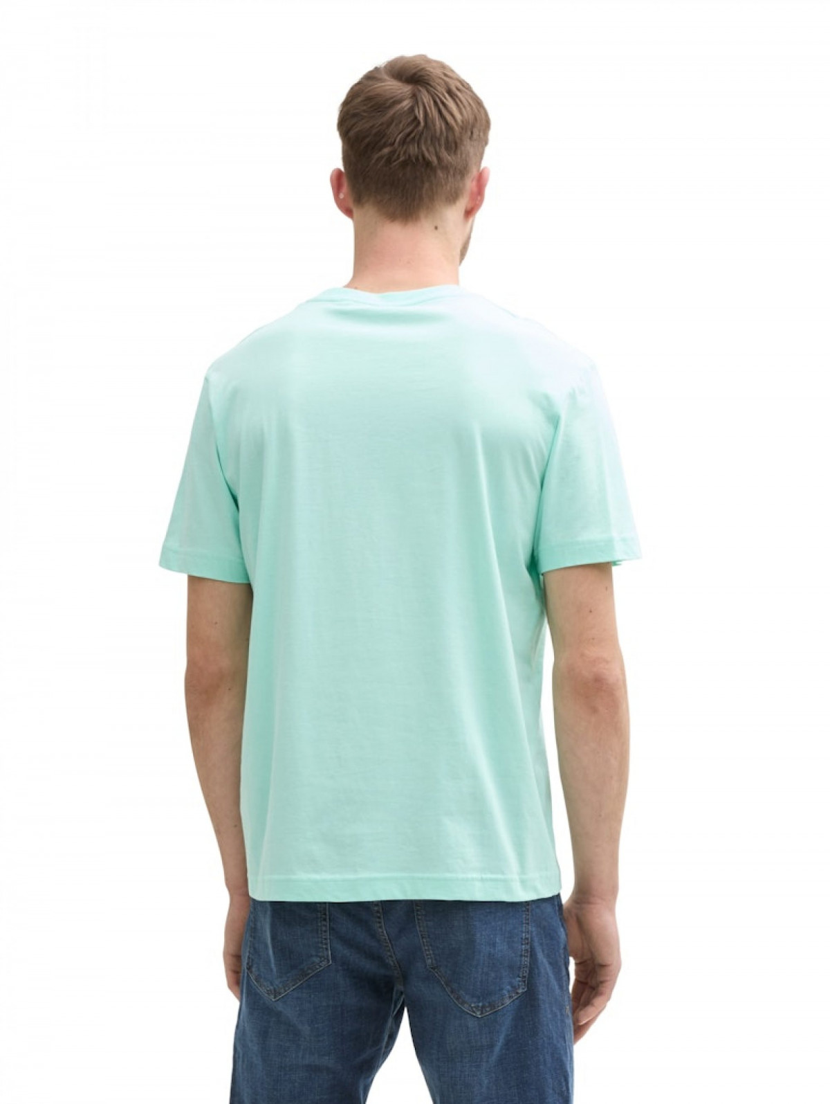 Футболка Printed T-shirt 1045773-37105 Tom Tailor L Бірюзовий 1045773-37105