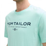 Футболка Printed T-shirt 1045773-37105 Tom Tailor L Бірюзовий 1045773-37105