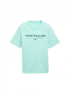 Футболка Printed T-shirt 1045773-37105 Tom Tailor L Бірюзовий 1045773-37105