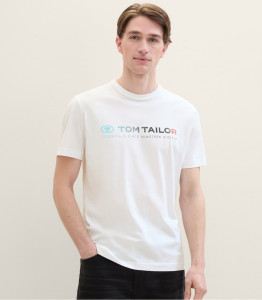 Футболка Men's T-shirt 1041855ХХ20000 Tom Tailor L Білий 1041855ХХ20000