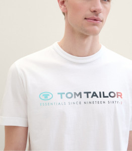 Футболка Men's T-shirt 1041855ХХ20000 Tom Tailor L Білий 1041855ХХ20000