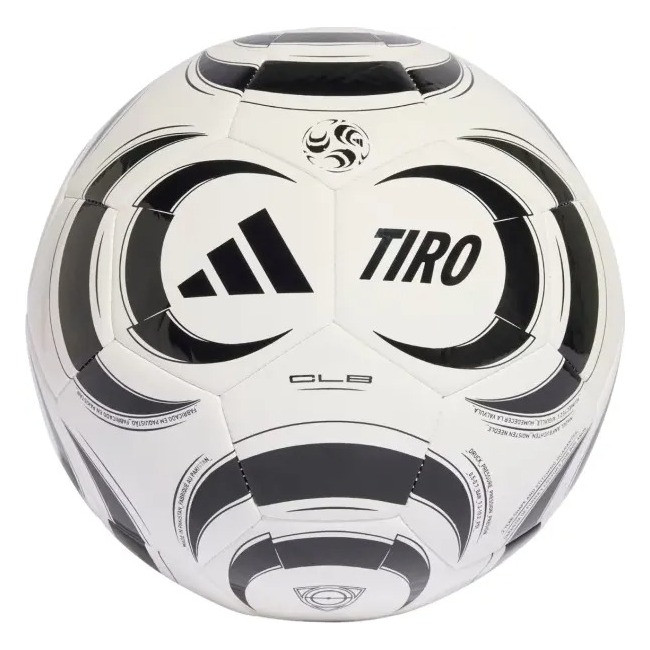 М'яч футбольний Adidas TIRO CLUB JW1530 , Цвет Чёрный, Размер (Европа) - 5 JW1530