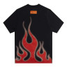 Футболка HERON PRESTON Heron Law Flames T-Shirt 'Black' HMAA032S23JER0071025