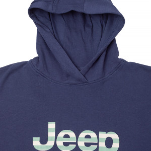 Кофта JEEP HOODED CROPPED SWEATSHIRT Striped Print O102609-A184