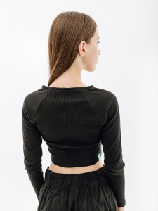 Кофта Nike W NSW LS TOP RIB SW FJ5220-010