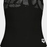 Купальник закритий для дівчат Arena GRAPHIC SWIMSUIT V BACK чорний, білий 128 см 006680-501