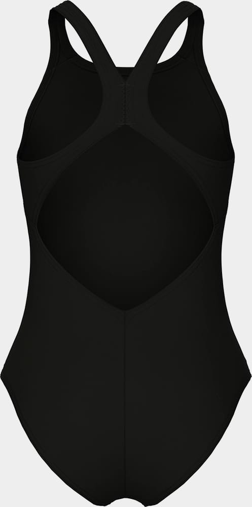 Купальник закритий для дівчат Arena GRAPHIC SWIMSUIT V BACK чорний, білий 128 см 006680-501