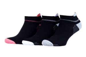 Шкарпетки Lotto 3-pack чорний, сірий, білий, персиковий Жін 36-41 13510214-2