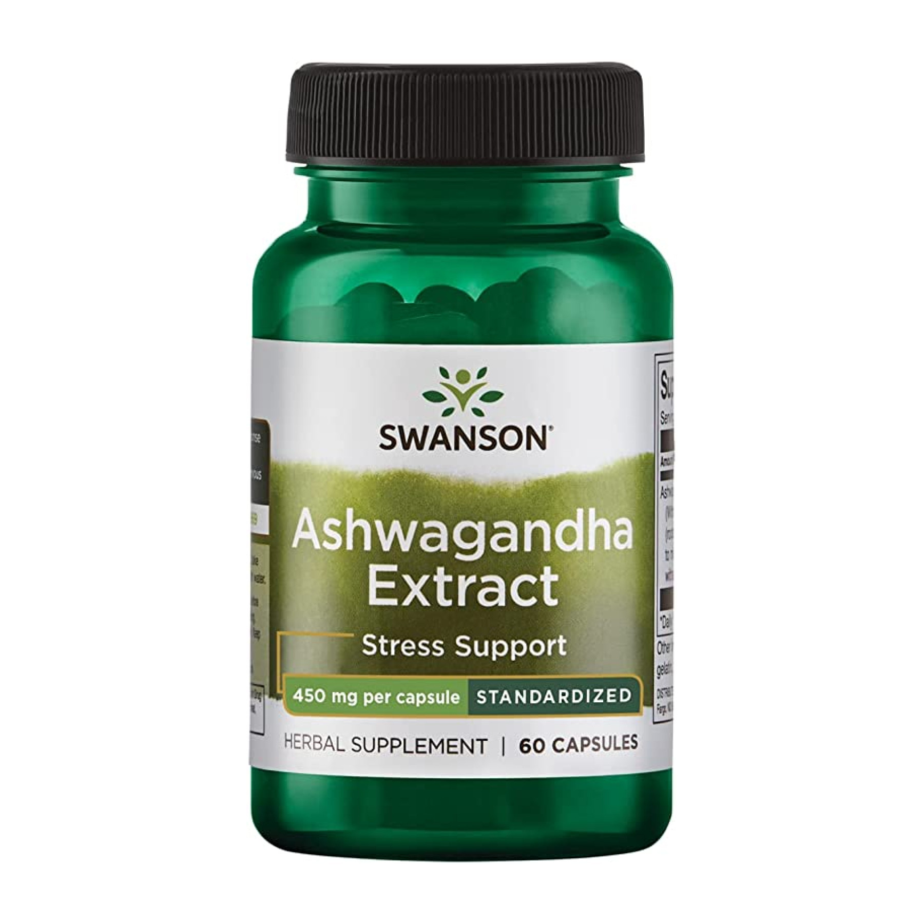 Капсули Swanson Ashwagandha Extract Standardized 450mg - 60 caps 2023-10-4056