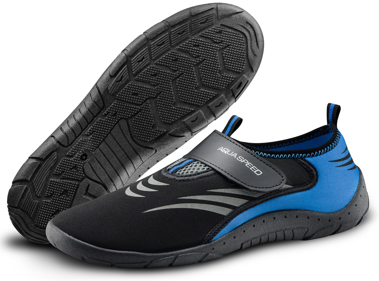 Аквашузи Aqua Speed AQUA SHOE MODEL 27B 7607 чорний, сірий, синій Уні 35 DT-642-27B, Цвет чорний, сі DT-642-27B