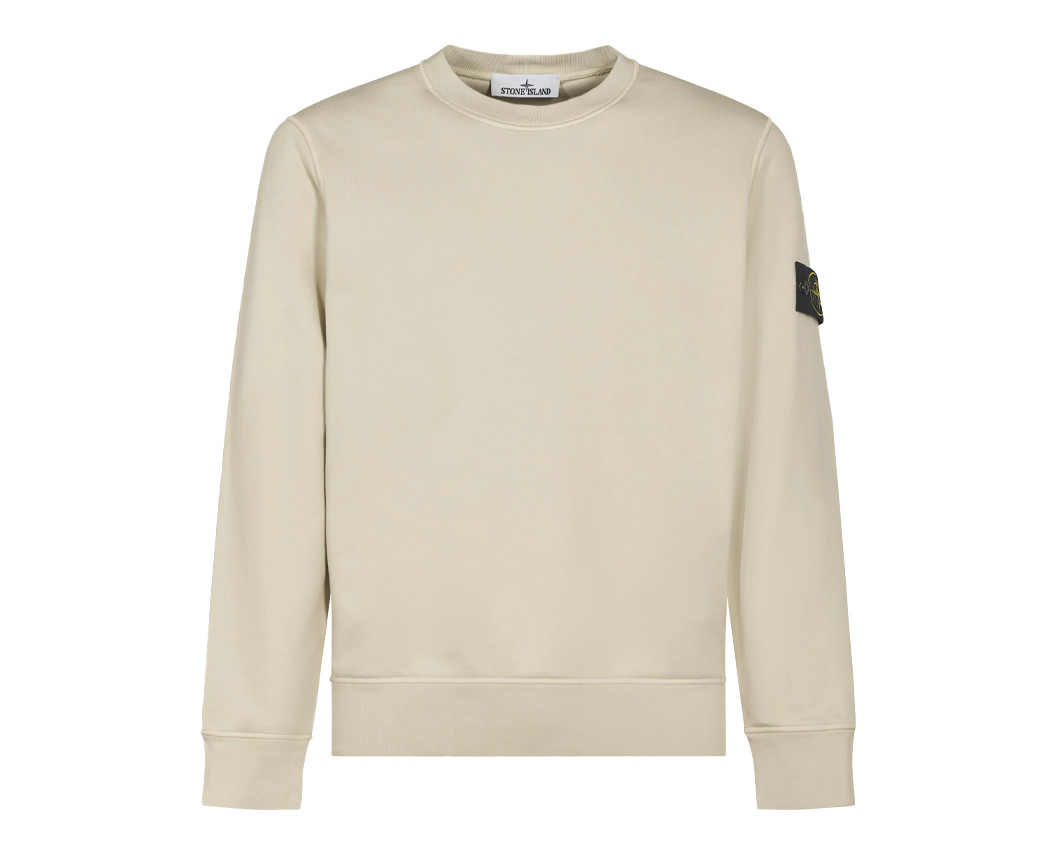 Світшот Stone Island Cotton Felpa Crewneck Sand K1S156100044-S0051-V0095