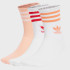 Шкарпетки Adidas CREW SOCK 3STR білий, рожевий, червоний Жін M (40-42) JI9472