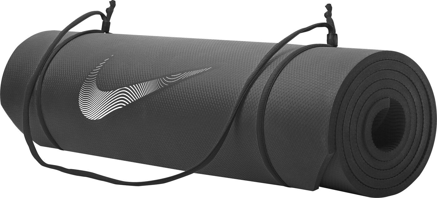 Килимок для тренувань та йоги Nike TRAINING MAT 2.0 BLACK/WHITE NS чорний, білий Уні 180x60x0,8см N.000.0006.010.NS
