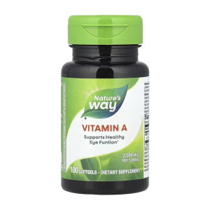 Софт гелеві капсули Nature's Way Vitamin A - 100 softgels 2023-10-6393
