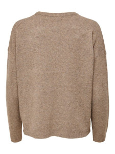 Пуловер ONLFIE LIFE L/S PULLOVER CC KNT 15232538-Camel ONLY L Бежевий 15232538-CAMEL-DETAIL:MEL