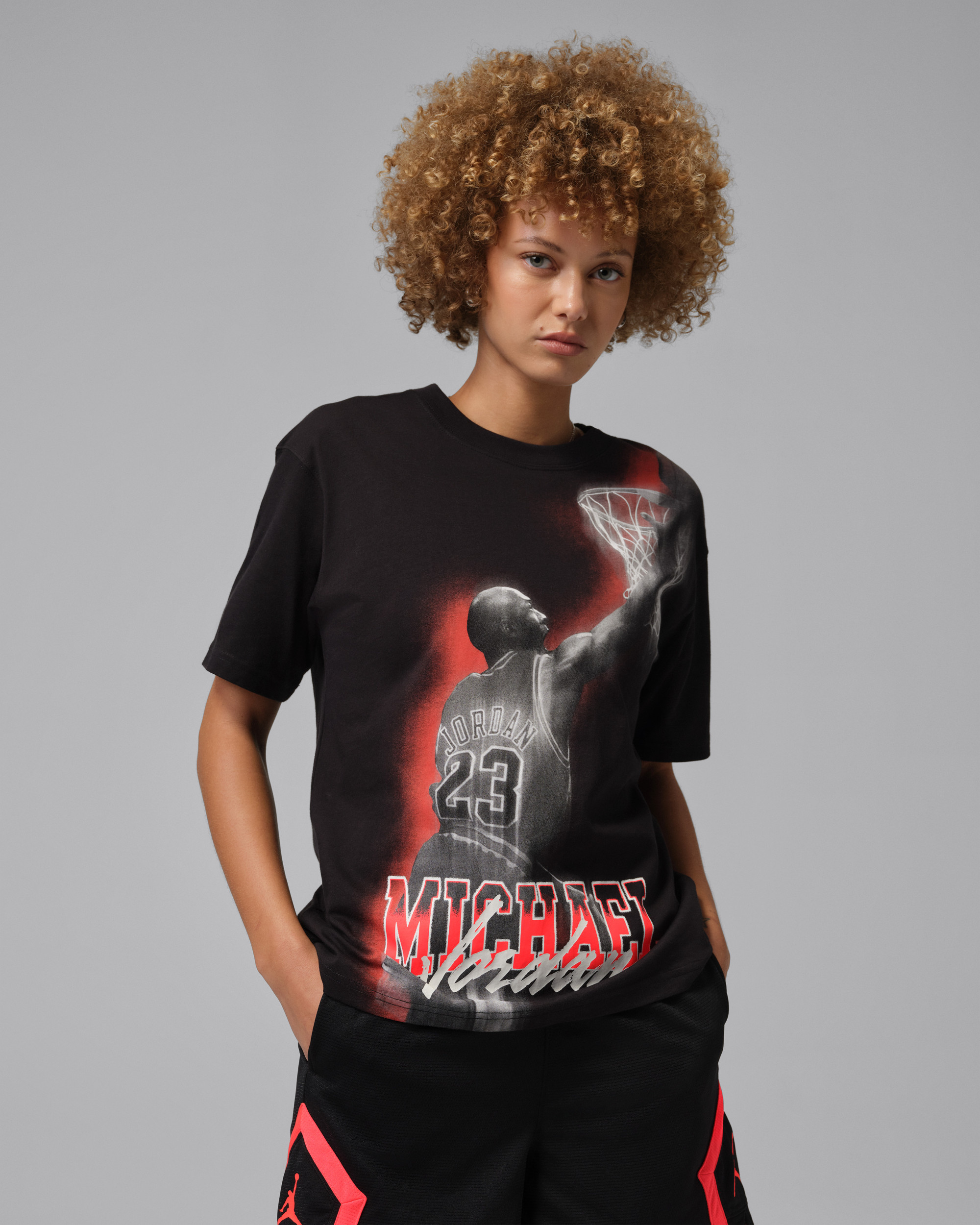 Футболка Jordan W SPT DF SS GFX TEE HTG IO8722-010