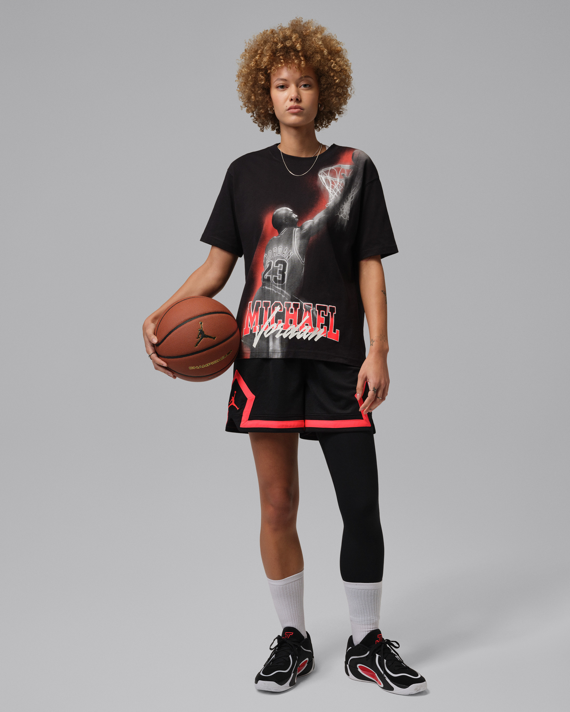 Футболка Jordan W SPT DF SS GFX TEE HTG IO8722-010