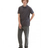 Поло Men's Polo Shirt with Palm Pattern 1042114ХХ35506 Tom Tailor L Темно-сірий 1042114ХХ3556