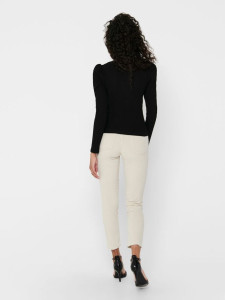 Топ з рукавами ONLEMMA L/S PUFF TOP JRS 15222328-Black ONLY L Чорний 15222328-BLACK