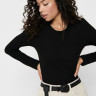Топ з рукавами ONLEMMA L/S PUFF TOP JRS 15222328-Black ONLY L Чорний 15222328-BLACK